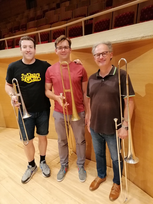 Pedro Olite, Carsten Luz und Christoph Schwarz