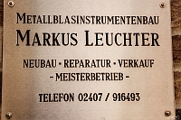 Werkstatt - Metallblasinstrumentenbau Markus Leuchter